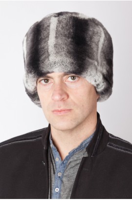 Rex chinchilla fur hat